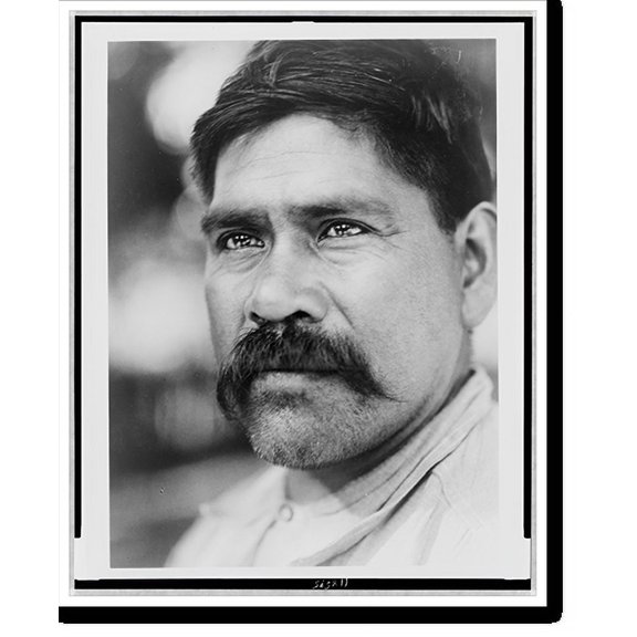 Historic Print, A Maidu man, 16" x 20"