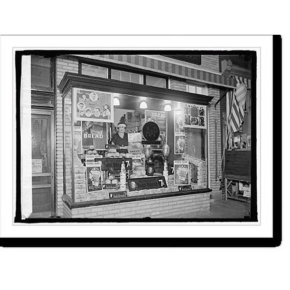 Historic Print, A&P Stores, Miss Frances Talley, 18" x 24"