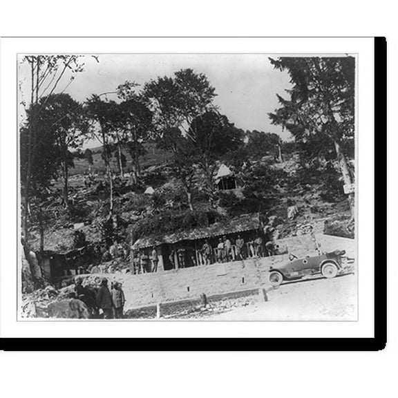 Historic Print, A.R.C. kitchen on the Grappa, Italian Front, 18" x 24"