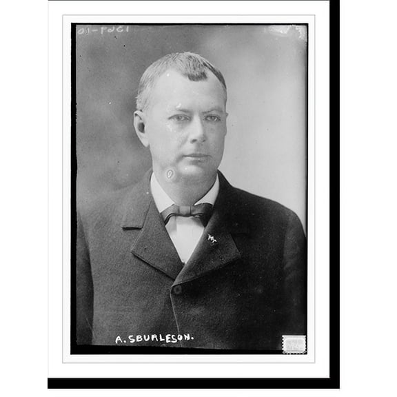 Historic Print, A.S. Burleson, 16" x 20"