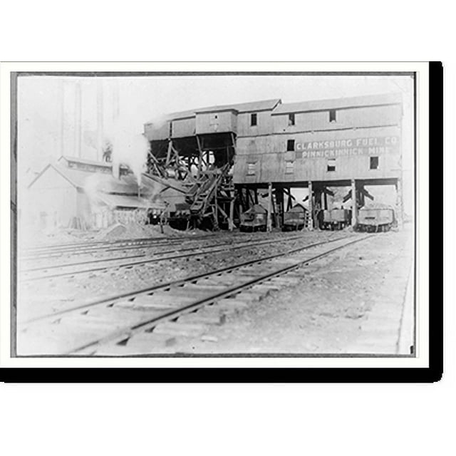 Historic Print, A Tipple. Location Clarksburg, West Virginia., 16" x