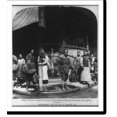 Historic Print, A Watercarrier Filling his Buckets at a Street