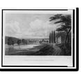 thumbnail image 1 of Historic Print, A distant view of Skenectady [sic] on the Mohawk River.drawn by W.G. Wall ; engraved and printed by Fenner Sears & Co., 18" x 24", 1 of 3