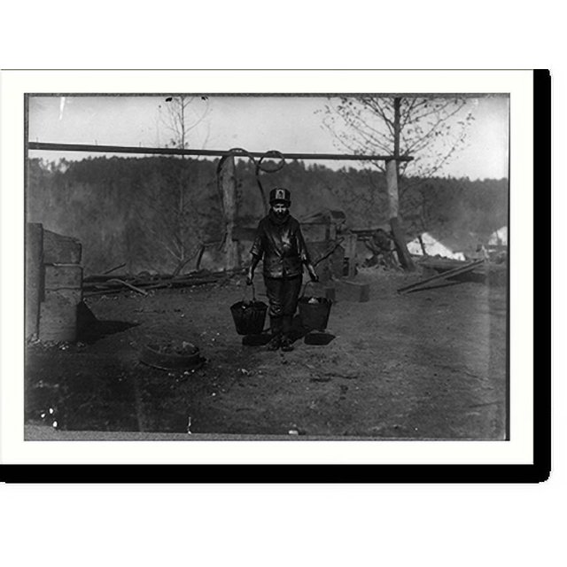 Historic Print, A greaser in a Coal Mine. See 1835. Location Bessie