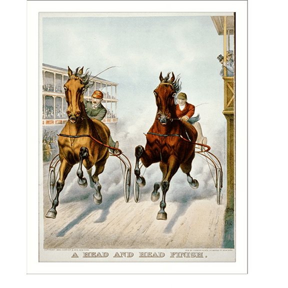 Historic Print, A head and head finish - 2, 18" x 24"