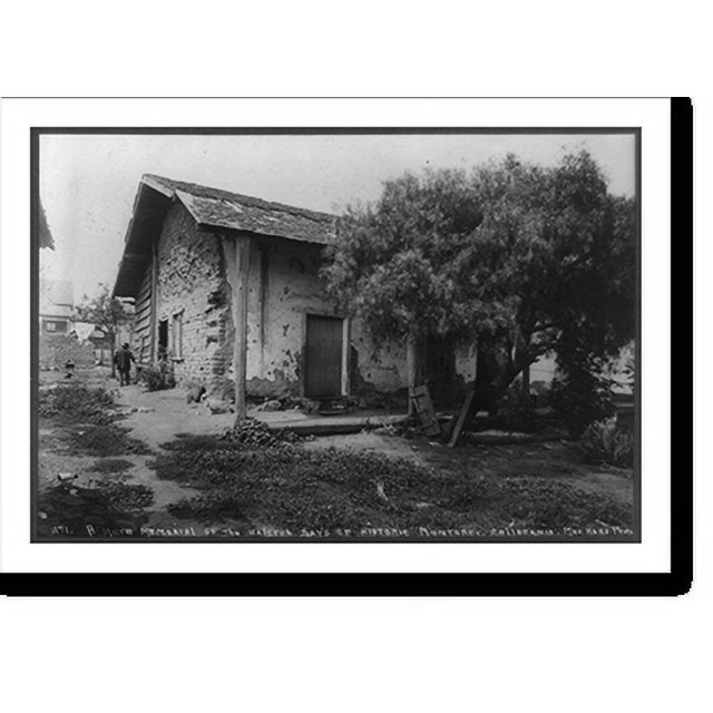 Historic Print, A mute memorial of the Halcyon days of historic