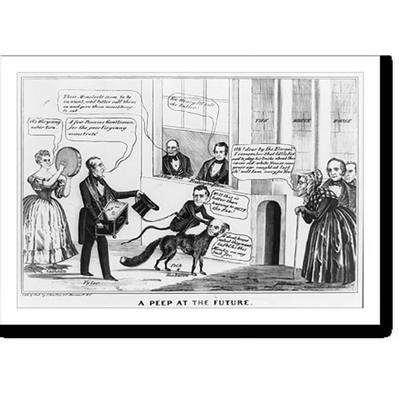 Historic Print, A peep at the future, 18" x 24"