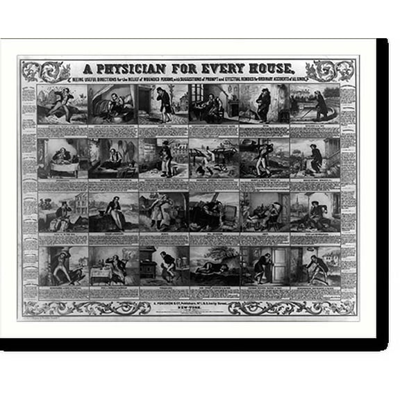 Historic Print, A physician for every house, 18" x 24"