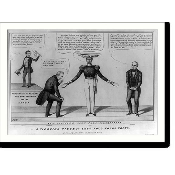Historic Print, A piercing piece of loco foco hocus pocus, 16" x 20"