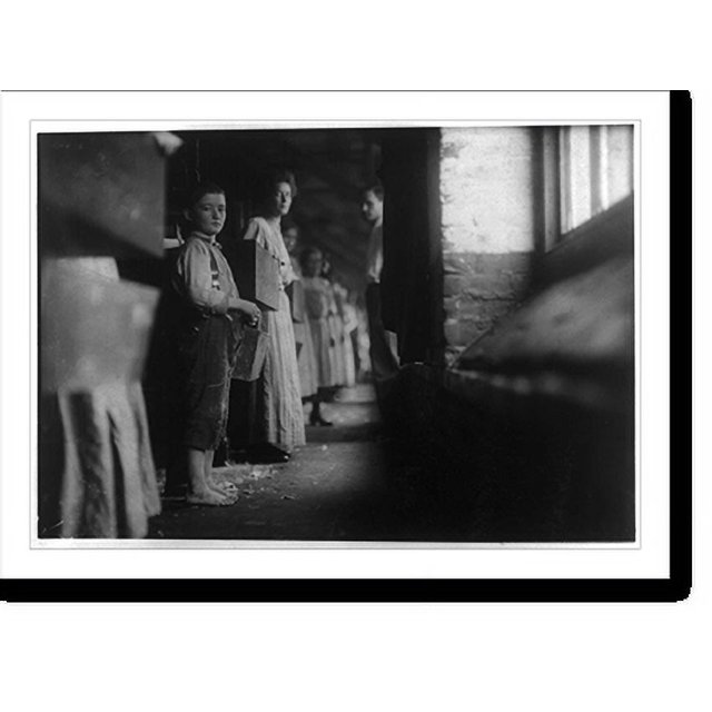 Historic Print, A regular worker (doffer) in Richmond Spinning Mills