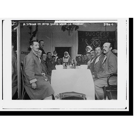 Historic Print, A spread in Nova Scotia, Ward . Le Touquet, 16" x 20"