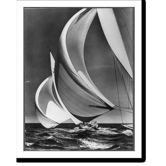 Historic Print, A study in sails, 18" x 24"