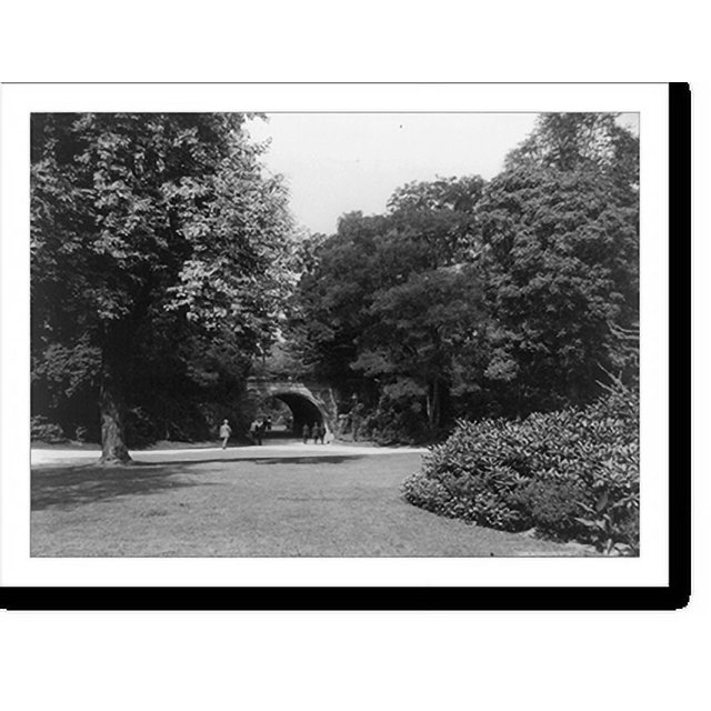 Historic Print, A view in Prospect Park, Brooklyn, New York City, 16" x