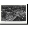 Historic Print, A view of Old Hingham, Norfolk, England, taken from the