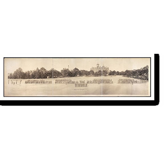 Historic Print, AL Auburn 1918 PHOTO, Width 7" x Length 36"