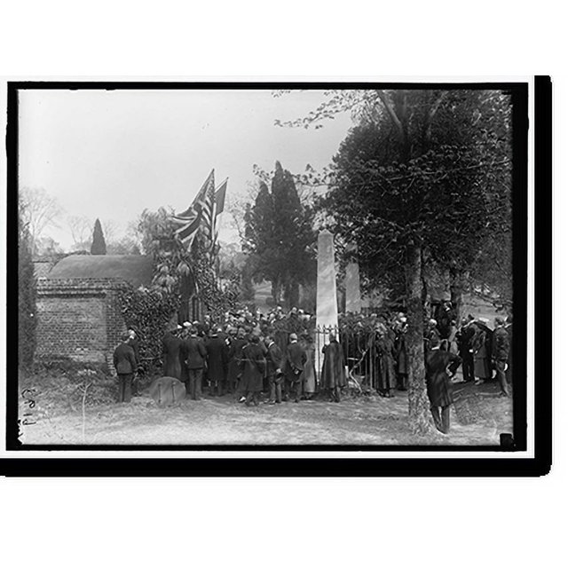 Historic Print, ALLIED COMMISSION TO U.S. AT MOUNT VERNON GROUPS AT