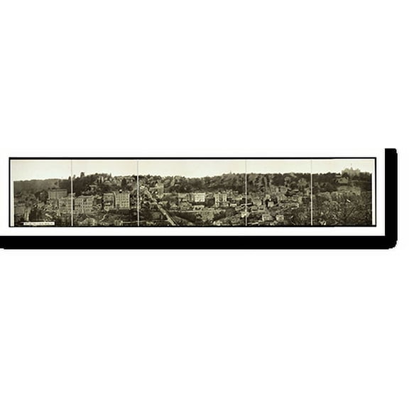 Historic Print, AR Eureka Springs 1914 PHOTO, Width 7" x Length 36"