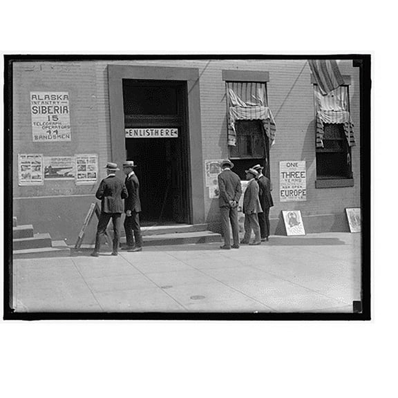 Historic Print, ARMY, U.S. ARMY RECRUITING STATION, 16" x 20"