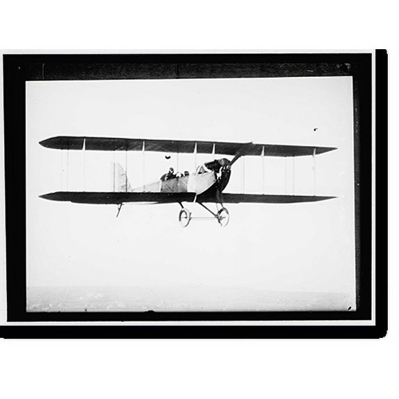 Historic Print, AVIATION, ARMY. EARLY TYPE THOMAS FLYER, TRACTOR BIPLANE - 2, 16" x 20"