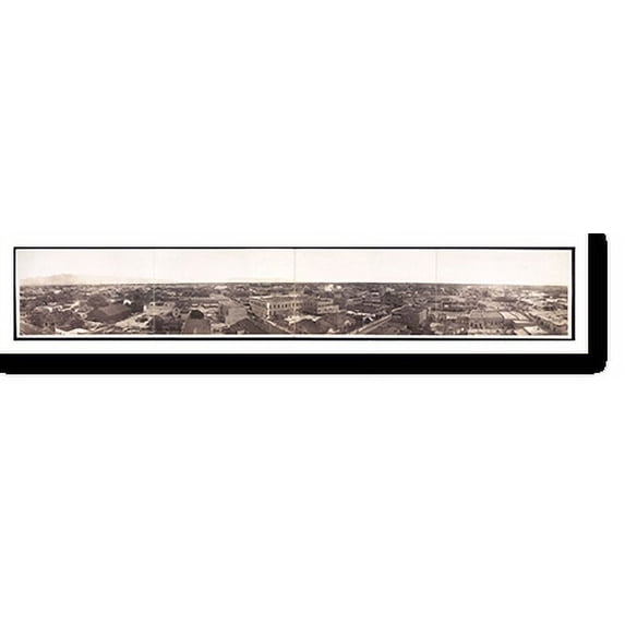 Historic Print, AZ Tucson 1909 PHOTO, Width 7" x Length 36"