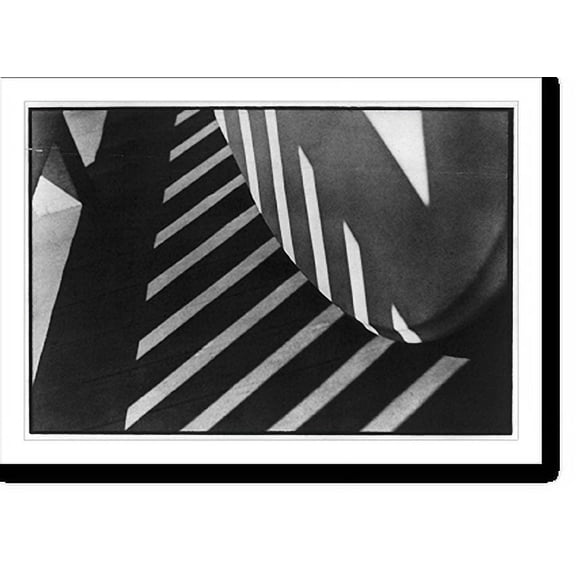 Historic Print, [Abstract pattern of shadows on table and floor], 18" x 24"