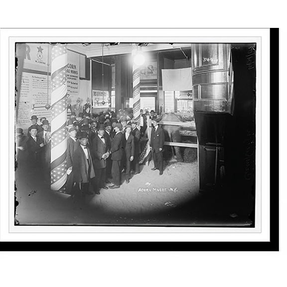 Historic Print, Acorn Wax Museum, N.Y., 18" x 24"