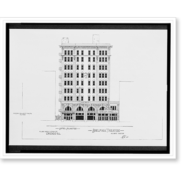 Historic Print, [Adelphia Theatre (New Gayety Theatre; Columbia Theatre