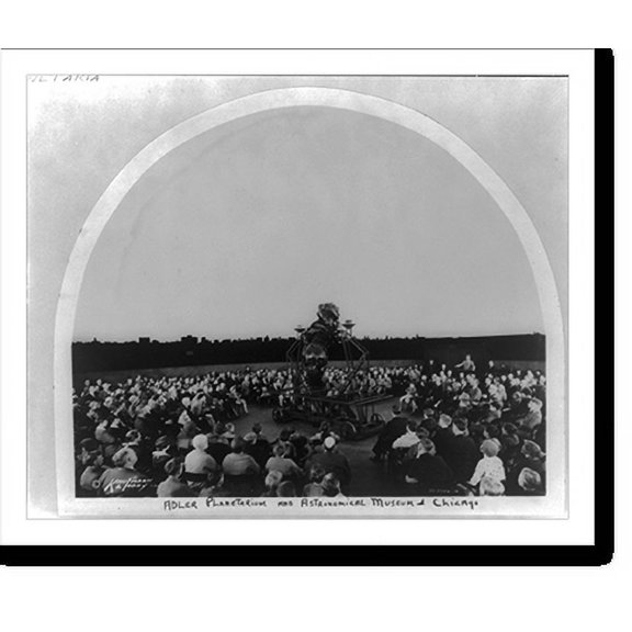 Historic Print, Adler Planetarium and Astronomical museum, Chicago, 18" x 24"