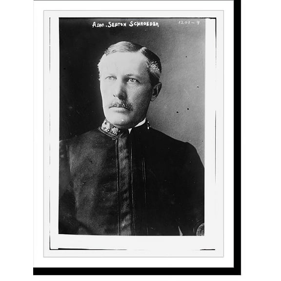 Historic Print, Adm. Seaton Schroeder, 18" x 24"