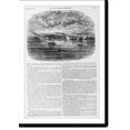 Historic Print, Admiral Porter's fleet at the mouth of the Yazoo, 16" x