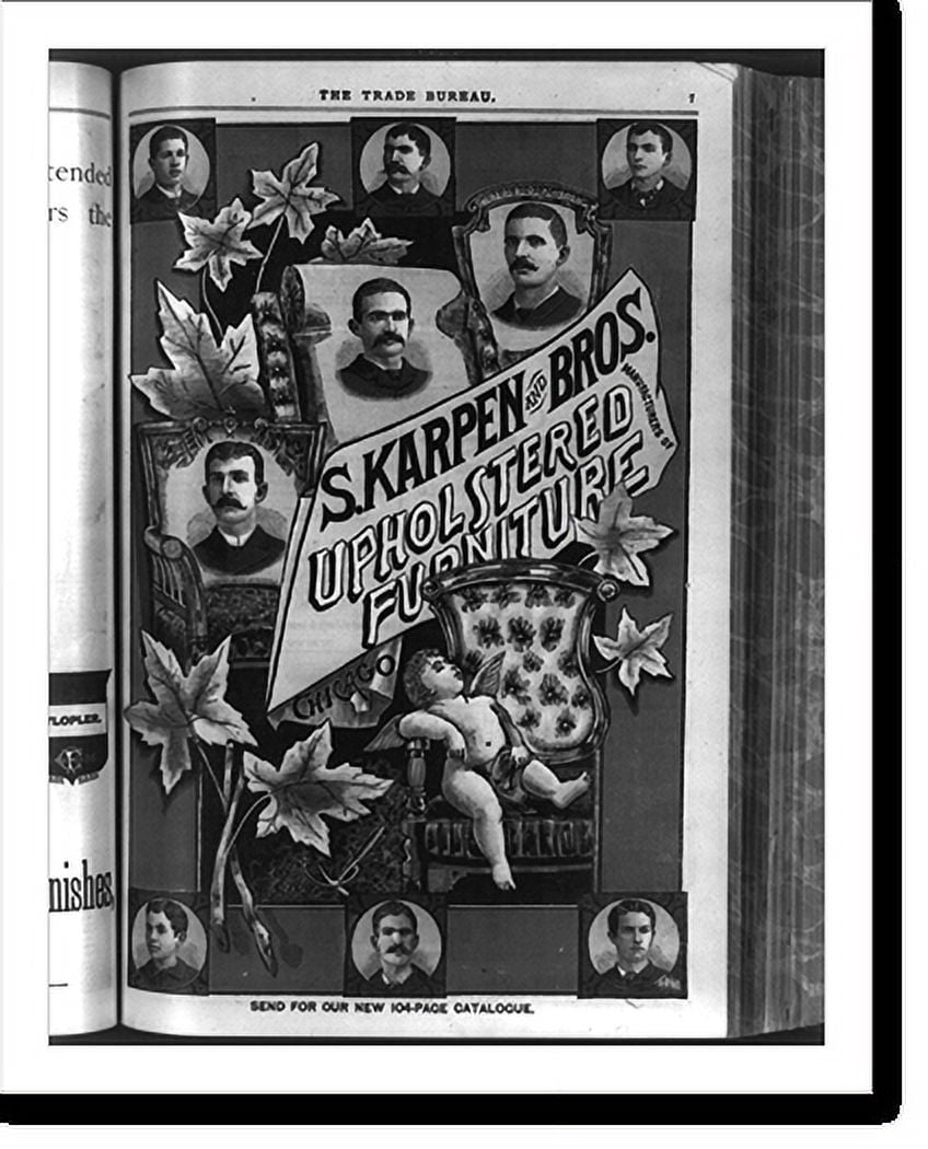 Historic Print, [Advertisement for S. Karpen and Bros., Manufacturers