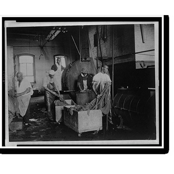 Historic Print, [African American workers doing laundry at the Bureau of Engraving & Printing], 18" x 24"