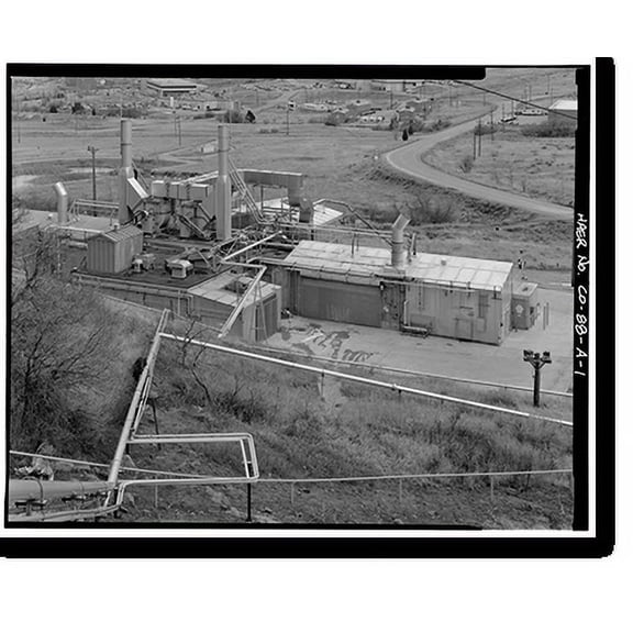 Historic Print, Air Force Plant PJKS, Systems Integration Laboratory, Components Test Laboratory, Waterton Canyon Road & Colorado Highway 121, Lakewood vicinity, Jefferson County, CO, 16" x 20"