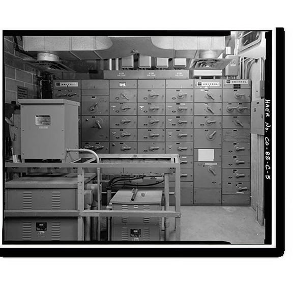 Historic Print, Air Force Plant PJKS, Systems Integration Laboratory, Signal Transfer Building, Waterton Canyon Road & Colorado Highway 121, Lakewood vicinity, Jefferson County, CO - 3, 18" x 24"