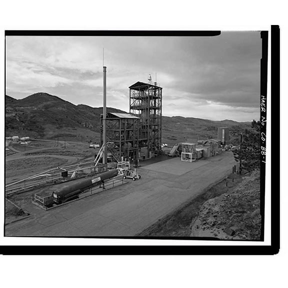 Historic Print, Air Force Plant PJKS, Systems Integration Laboratory, Waterton Canyon Road & Colorado Highway 121, Lakewood vicinity, Jefferson County, CO, 16" x 20"