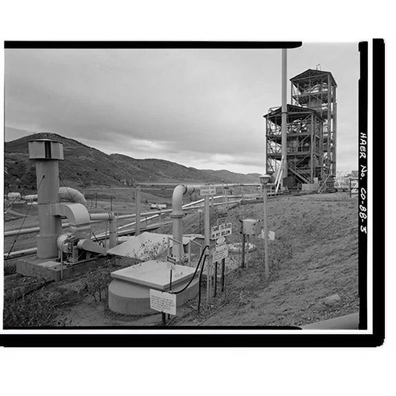Historic Print, Air Force Plant PJKS, Systems Integration Laboratory, Waterton Canyon Road & Colorado Highway 121, Lakewood vicinity, Jefferson County, CO - 3, 16" x 20"