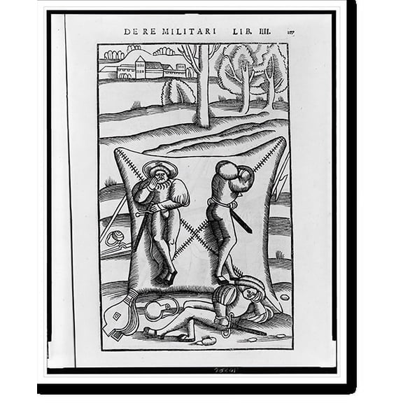 Historic Print, [Air mattress made from animal skins], 18" x 24"