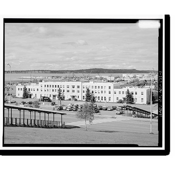 Historic Print, Alaska Railroad Depot, 411 First Avenue, Anchorage, Anchorage, AK, 16" x 20"