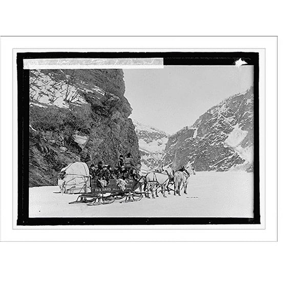 Historic Print, Alaska stage entrance to Keystone Canyon, 18" x 24"