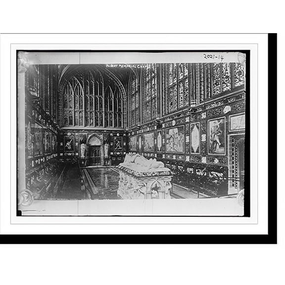 Historic Print, Albert Memorial Chapel, Windsor, 16" x 20"