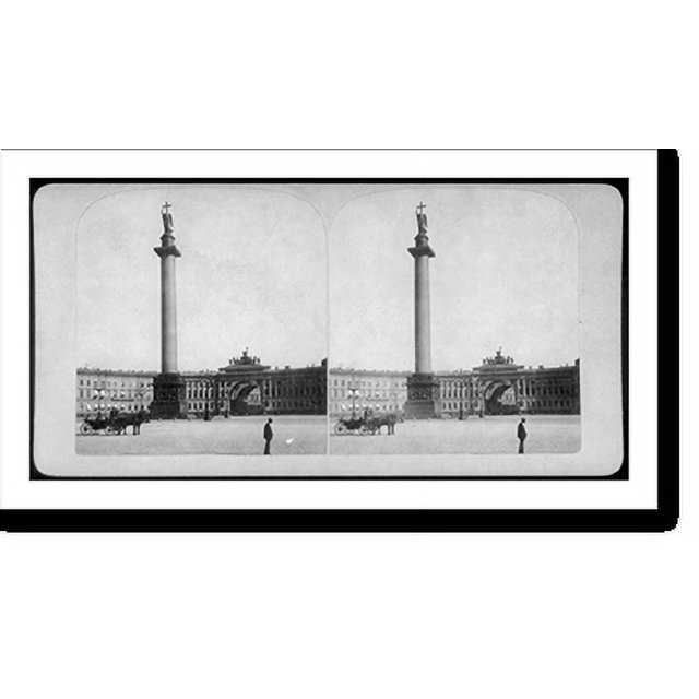 Historic Print, Alexander Column (Greatest Monolith of Modern Times