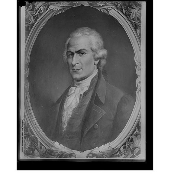Historic Print, [Alexander Hamilton, head-and-shoulders portrait], 16" x 20"