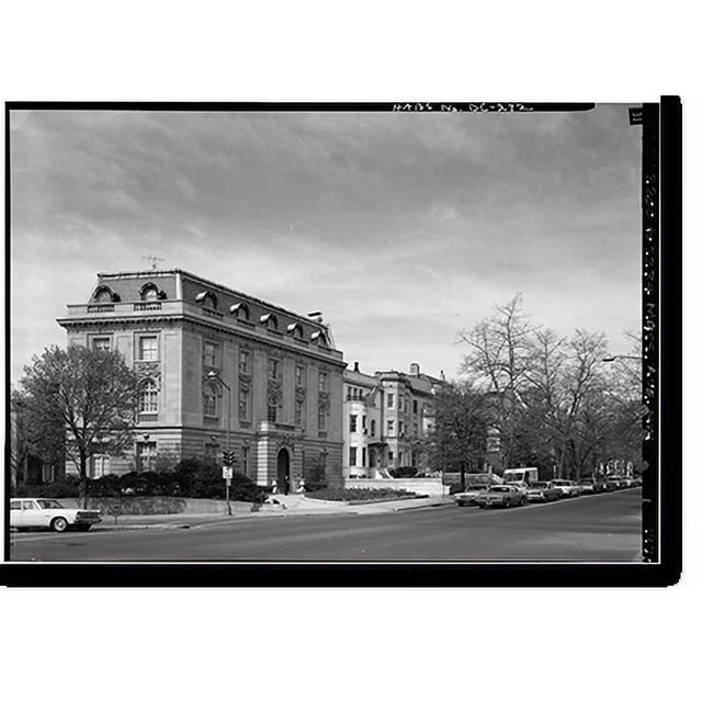 Historic Print, Alexander Stewart House, 2200 Massachusetts Avenue