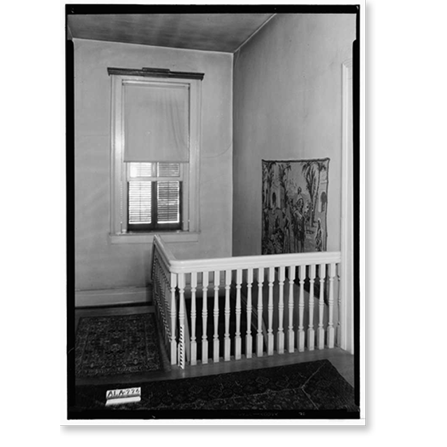 Historic Print, Alfred Battle Home, Greensboro Avenue, Tuscaloosa