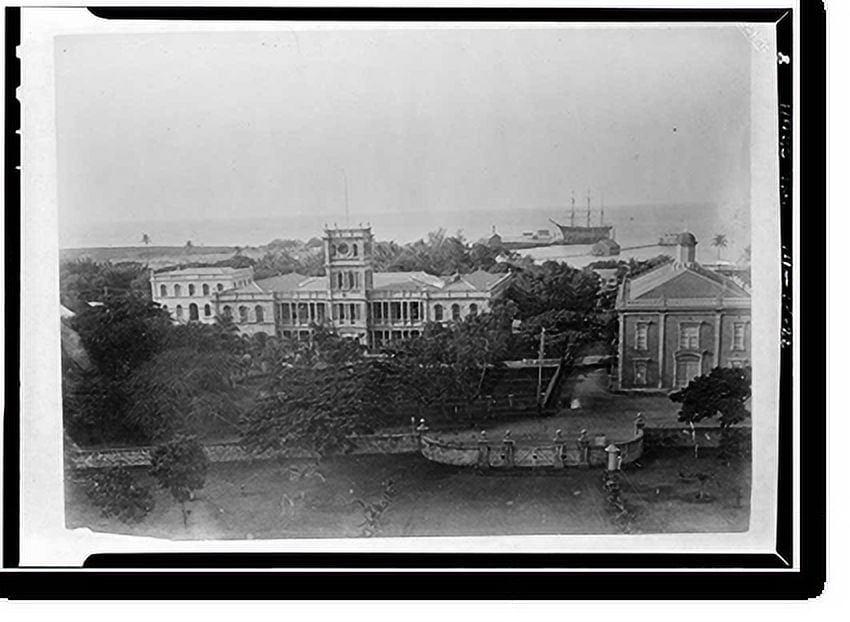 Historic Print, Aliiolani Hale, 463 King Street, Honolulu, Honolulu