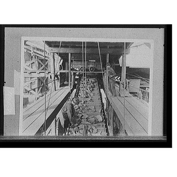 Historic Print, [All coal picked clean of laminated coal], 16" x 20"