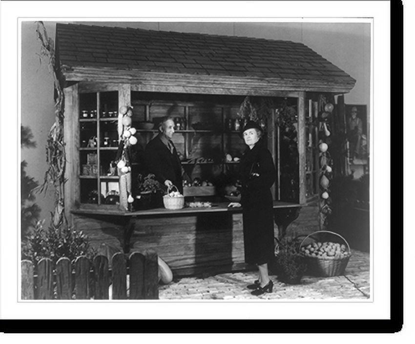 Historic Print, [Allen Eaton and Lucinda Crile(?), cocurator with