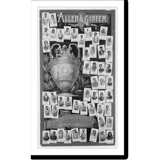 Historic Print, Allen & Ginter. Richmond, Va. Richmond straight cut no