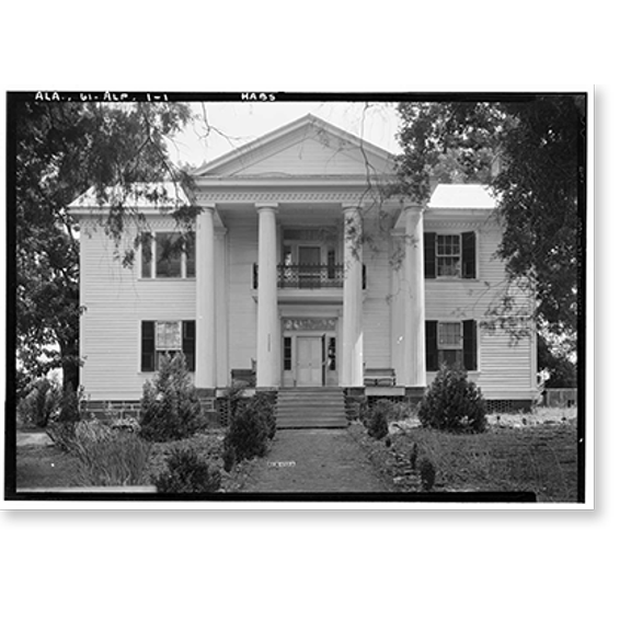 Historic Print, Alpine, County Road 46, Alpine, Talladega County, AL, 18" x 24"