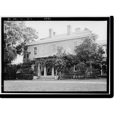 Historic Print, "Altama", North Main Brunswick Highway, Broadfield vicinity, Glynn County, GA, 16" x 20"
